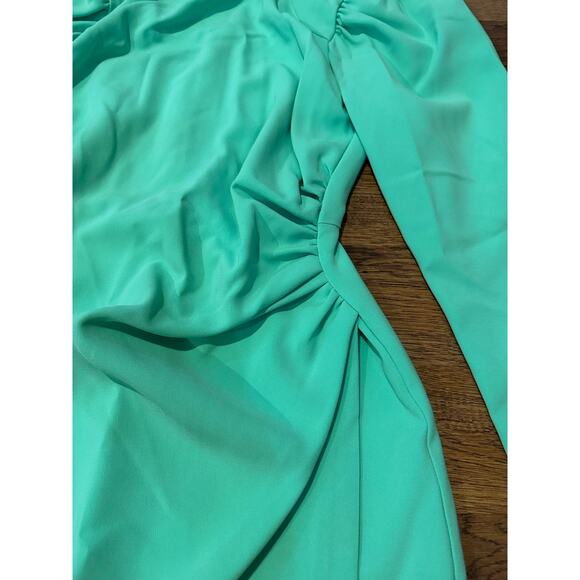 A.L.C. Women's Cady Jane Ruched Long Sleeve Mini Dress Mint Size 00 NWT Modern - Picture 4 of 11